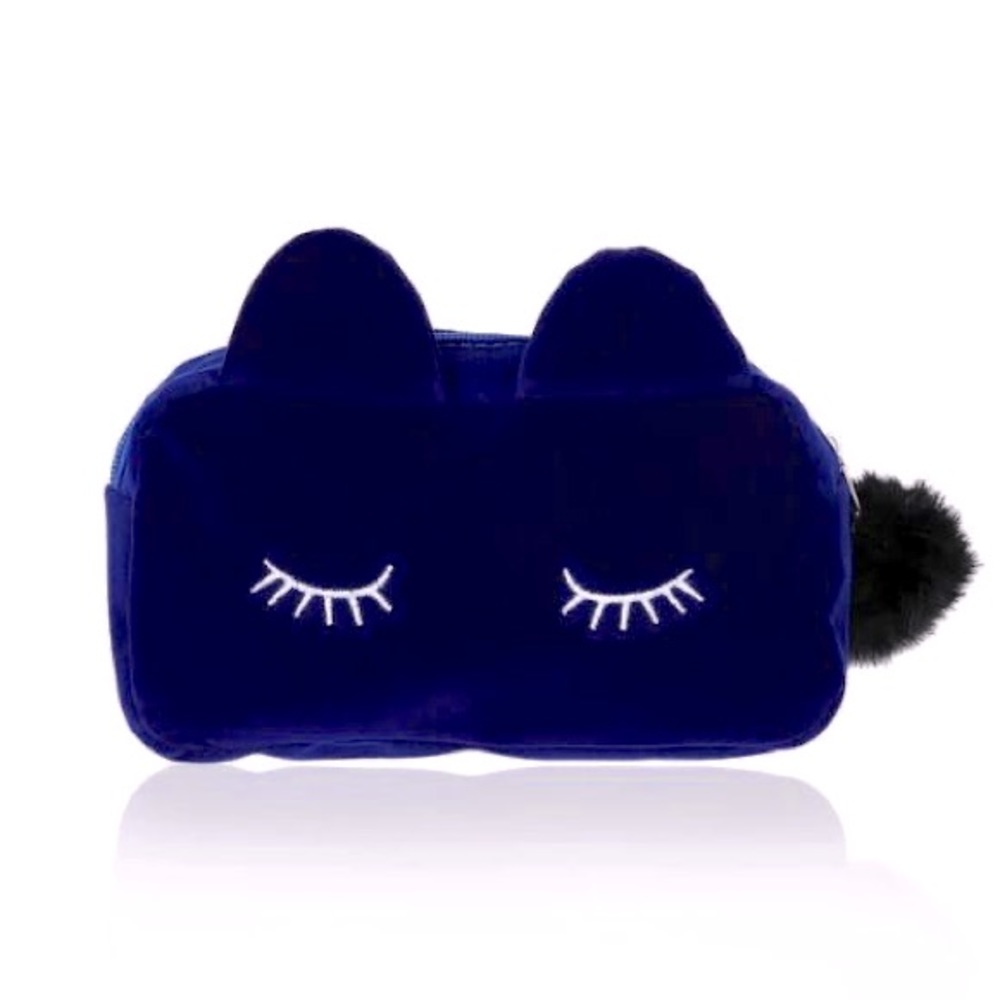 Korean Winky Cat Makeup Pouch